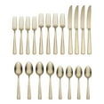 thumbnail image 2 of Oneida Aptitude 20-Piece Champagne Satin 18/0 Stainless Steel Flatware Set (Service for 4), 2 of 7