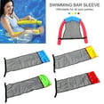 thumbnail image 3 of Float Pool Chair Float Lounger Recliner Water Chair Inflatable Floating Ring Hammock Pool Mattress Swimming Pool Accessories Yellow set, 3 of 6