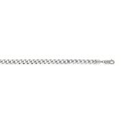 Royal Chain WMC150-20 20 in. 14K White Gold Miami Cuban Chain with Lobster Clasp