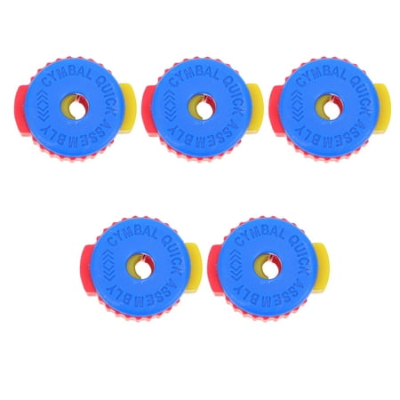 

5pcs Drum Quick Assembly Nuts for Cymbal Quick-set Cymbal Nuts Random Color
