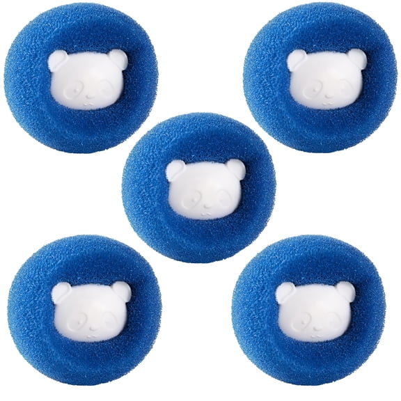 ACDANC 5 Pack Reusable Dryer Balls,Pet Hair Remover for Laundry Reusable Lint Remover,Washing Machine Hair Catcher,Washing Balls Dryer Balls