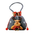 thumbnail image 1 of Bolsa de muñeca de regalo de Navidad con ciervo de bolsillo de felpa gruesa ANGGREK Otros, 1 of 8
