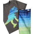 thumbnail image 5 of iXtreme Boys Rash Guard Set - 2 Piece UPF50+ Quick Dry Short Sleeve Swim Shirt & Swim Trunks for Boys, 5 of 6