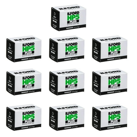 Ilford HP-5 Plus Black and White Film ISO 400 35mm 36 Exposures - 10 Pack