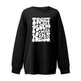 thumbnail image 2 of adviicd Women's Plus Size Sweatshirt Pullover Long Sleeve Blouses Black,XL, 2 of 3