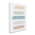 thumbnail image 3 of Stupell Industries Inspiring Brush Stroke Phrases Be Strong Pastels Graphic Art Gallery Wrapped Canvas Print Wall Art, Design by Graffitee Studios, 3 of 5