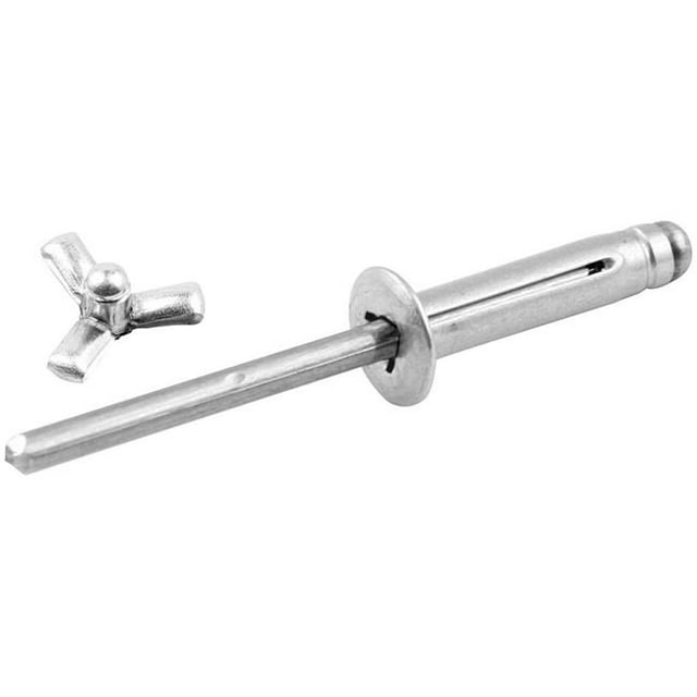 Allstar Performance ALL18184 Small Head Flange Type Aluminum Mandrel Rivet, Silver - Pack of 250