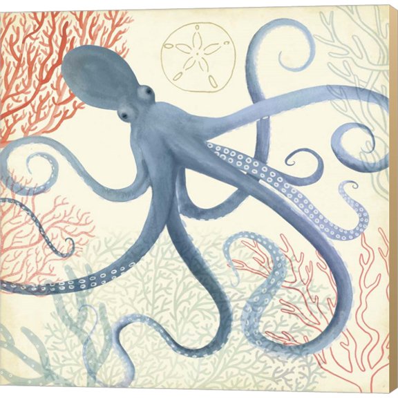 Underwater Whimsy III by Victoria Borges, Canvas Wall Art, 24W x 24H