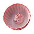 thumbnail image 2 of Taza de té de cerámica, vajilla en miniatura, figura única con mascota de té de pez burbuja para Redondo, 2 of 7