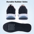thumbnail image 6 of Womens Arch Support Walking Shoes Orthotic Fashion Sneakers Tennis Shoes for Plantar Fasciitis Pain Relief BlackRose Size 7.5, 6 of 6