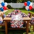 thumbnail image 1 of Independence Day Themed Table Runner Flag And Star Patterns Placemat Holiday Party Table Decoration Table Runner, 1 of 6