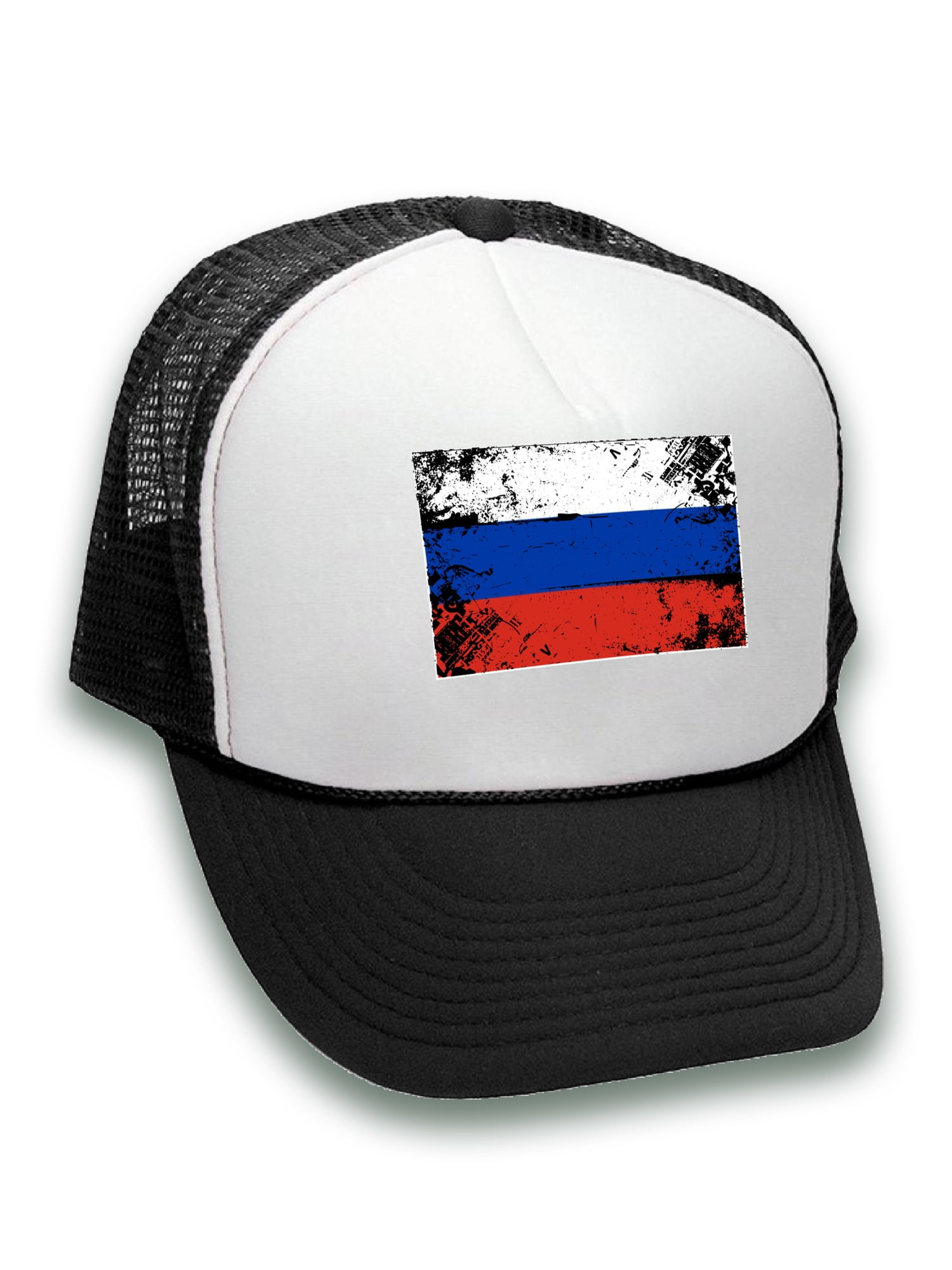 RUSSIA Flag Hat Russian National Flag SnapBack Trucker Mesh Baseball Cap