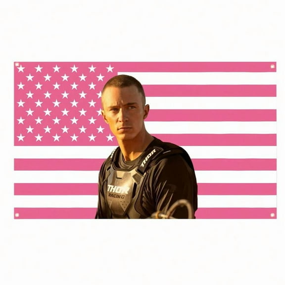 Drew Flag Starkey Rafe Pink America Cameron Flag Tapestry For College Dorm Party, Gift, Patio Yard, Room Decor Flag