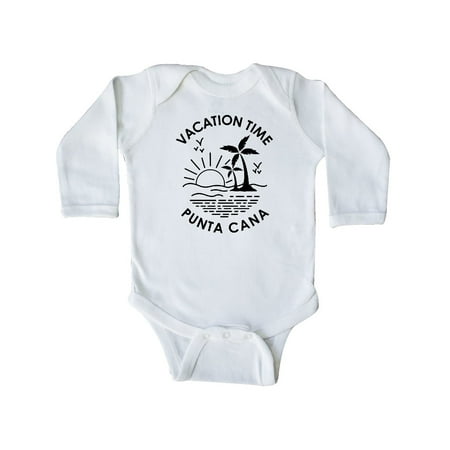 

Inktastic Vacation Time in Punta Cana Gift Baby Boy or Baby Girl Long Sleeve Bodysuit