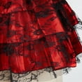 thumbnail image 3 of Yokua Women's Victorians Goth Lace Tiered Mini Skirt Party Clubwears, 3 of 9