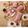 thumbnail image 3 of Better Homes & Gardens Honeycomb Silicone and Cotton Oven Mitt, Pot Holder, Mini Mitt Set, Dusty Rose, 4 Pieces, 3 of 8