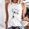 thumbnail image 2 of Babysbule Womens Tank Tops Summer Women Floral Printing Tank Fit Round-Neck Sleeveless Block Shirts Tunic Tee Tops, 2 of 6
