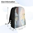 thumbnail image 3 of Rocae The Cat Looks in the Mirror print Computer bag with separate compartment, suitable for 15 inch laptop backpack, gift for men and women, 3 of 8