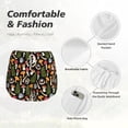 thumbnail image 6 of Lsque Mushrooms Printed Women's Running Shorts with Liner Pockets,Elastic Quick Dry Workout Athletic Gym Yoga Shorts,Womens High Waist Shorts-X-Large, 6 of 9
