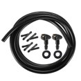 thumbnail image 1 of Unique Bargains Front Adjustable Windshield Wiper Washer Nozzle Spray Jet Plastic Rubber Black 1 Set, 1 of 7