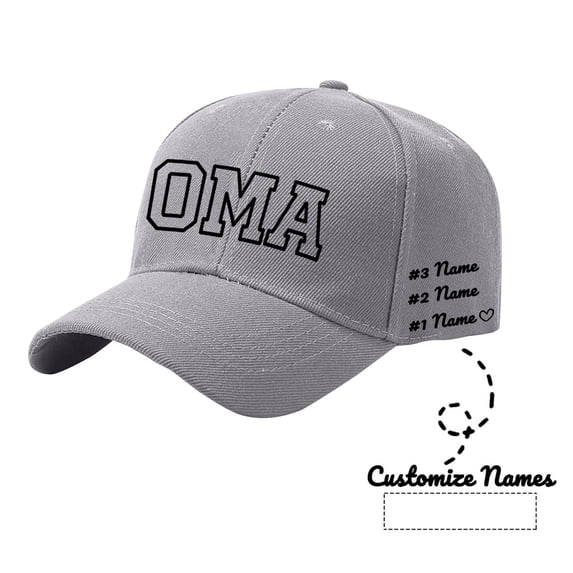 ManxiVoo Custom Name Printed Baseball Cap for Personalized Mother Day Birthday Gift and Daily Casual Wear