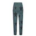 thumbnail image 4 of GA WEIHUA High Waisted Sweatpant for Women Star Printed Casual Athletic Pants with Pockets Lightweight Cargo Joggers(Navy,Large), 4 of 5
