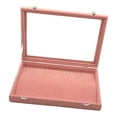 thumbnail image 4 of Esquirla Velvet Jewelry Display Organizer Tray Holder Storage Showcase Container F Large 3, 4 of 5