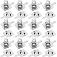 thumbnail image 3 of Fielect 50Pairs AA Battery Spring Plate AA Battery Positive Negative Conversion Spring Contact Nickeling Plate 12mmx12mm, 3 of 6