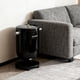 thumbnail image 5 of Contenedor de basura con ruedas de 20 l con tapa, decorativo, para baño y hogar. Negro, 5 of 8
