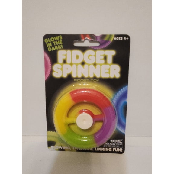 Fidget Spinner, Glow In The Dark, Set Of 2
