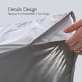 thumbnail image 4 of Outdoor Sofa Cover Waterproof Patio Bench Cover for 2 Seater Loveseat, 420D High Density Outside Furniture Cover with UV Silver Coating & Windproof Buckles (Gray-DarkGray, 60''x35''x31''), 4 of 8