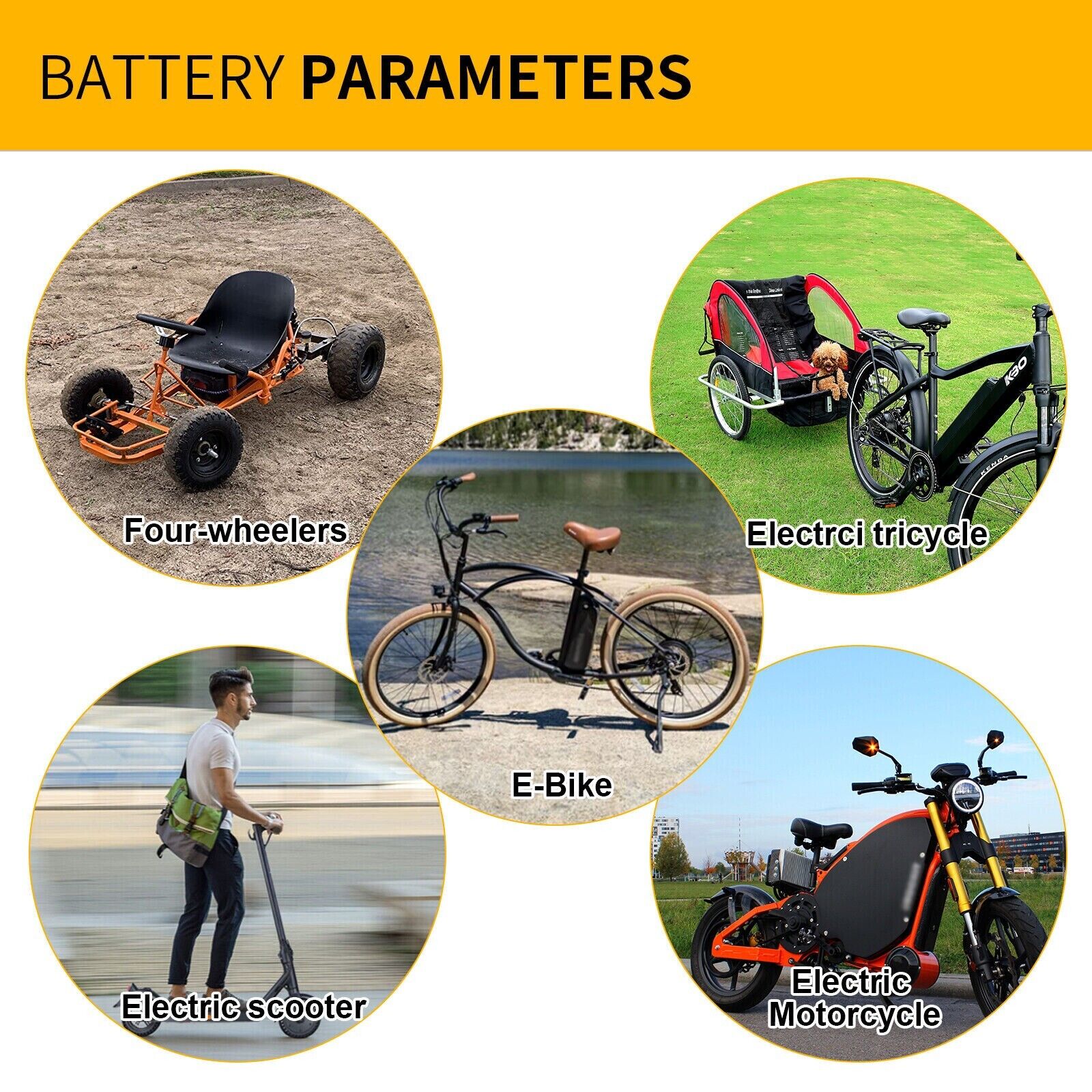 Ebike Battery 48V 30Ah Electric Bike Lifepo4 Lithium Battery for Scooter Motor