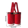 thumbnail image 4 of Bolsa de dulces portátil Papá Noel Pantalones Canasta de pantalones con asa Vino Feliz Navidad Regalo de año nuevo Decoración de banquete de boda Rojo L Advancent HA009245-03, 4 of 6