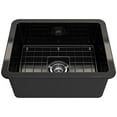 thumbnail image 6 of Bocchi 1627-0120 Sotto 24" Undermount Single Basin Fireclay Kitchen Sink - Matte Dark Gray, 6 of 6
