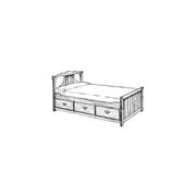 Woodcraft Project Paper Plan To Build Captain's Bed - Material Not Included