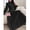 Black-L, variant on Black Eyelet Lace Maxi Dress With High Neck And Bell Sleeves