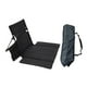 thumbnail image 3 of Silla de suelo con respaldo, ultraligera, estable, plegable, para camping, jardín. Negro, 3 of 9