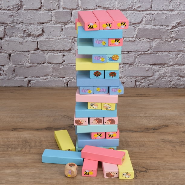 Children Block Toy Block Toy Durable Stacking Board Games
