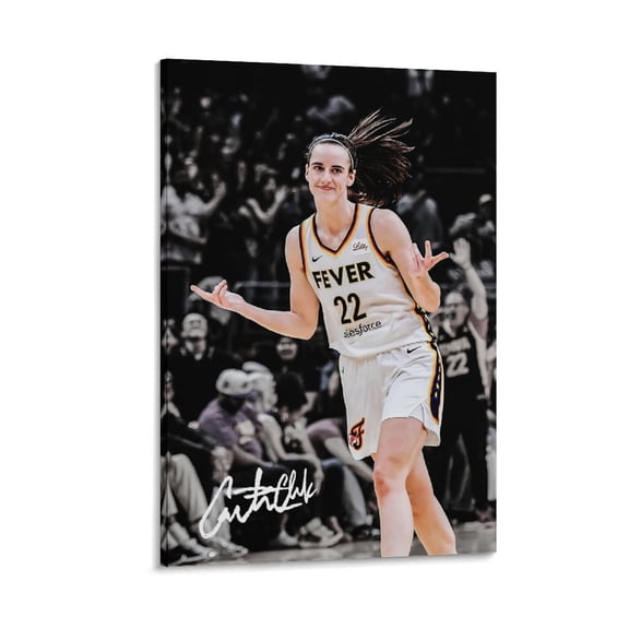 Basketball Player Caitlin Clark Sports Poster Poster For Bedroom Kitchen Bathroom Living Room Office Decor
