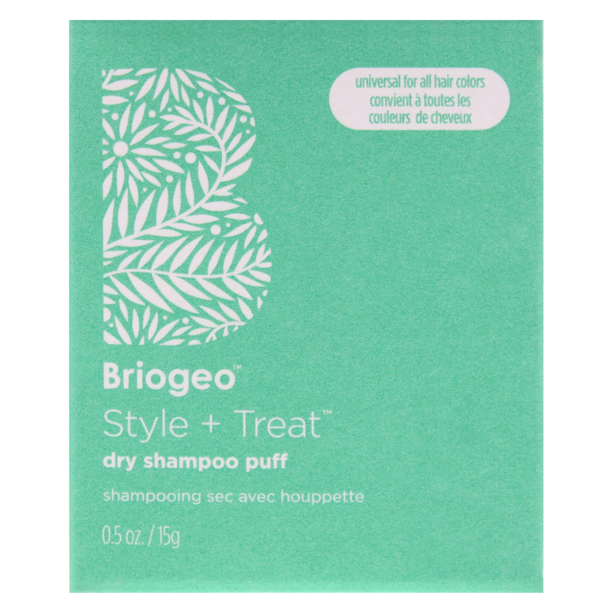 Briogeo Style Plus Treat Dry Shampoo Puff Mattifying Powder - Universal , 0.5 oz Dry Shampoo