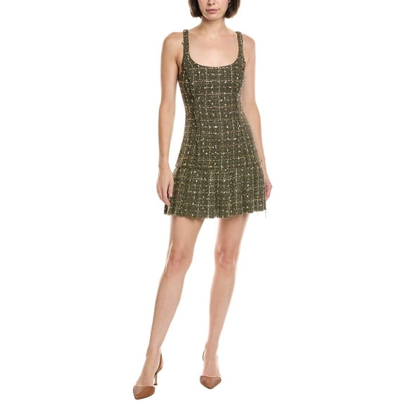 Ramy Brook womens Shane Mini Dress, 4, Green