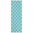 thumbnail image 3 of Ottomanson Non-Slip Hallway Runner Rug 2'2" x 6' Perfect for High Traffic Areas, Blue Trellis, 3 of 4