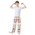 thumbnail image 2 of FORMRS Boys Pajama Pants with Pockets Size 9-10Y Kids Lounge Sleep Bottoms, Orange Jar, 2 of 8