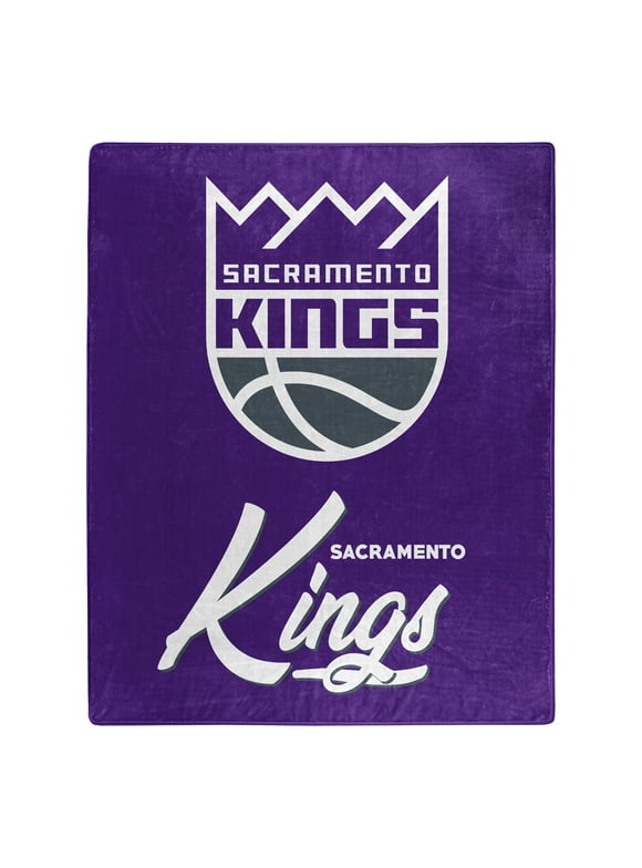 Sacramento Basketball Kings Signature Raschel Plush Throw Blanket 50X60