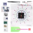 thumbnail image 4 of Painting Clock Kit Silent DIY Hanging Craft Living Room Wall Decorations, Exquisite Decoration, Precise Time, Silent Movement, Kitchen, Bedroom, Office Wall Clock, 4 of 8
