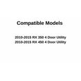 thumbnail image 3 of Passenger Right Side Rear Door Window Door Glass Compatible with Lexus RX350 / RX450 2010-2015 Models, 3 of 5