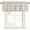Beige Sand Taupe Oatmeal3, variant on Navy Blue Striped Rod Pocket Curtain Valance, Modern Geometric Horizontal Stripes Beige Farmhouse Window Valance for Living Room, Bedroom, Kitchen 42"W x 18"L