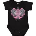 thumbnail image 3 of Inktastic Breast Cancer Cool Wings Boys or Girls Baby Bodysuit, 3 of 5