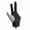 Grey, variant on Breathable Billiards Gloves Enhanced Grip Left Right Hand Wear-resistant Anti-slip Stable Pole Billiards Gloves-Right Hand,Black