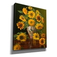 thumbnail image 2 of Epic Graffiti 'Sunflowers In A Peacock Vase' by Christopher Pierce, Canvas Wall Art, 26"x30", 2 of 8